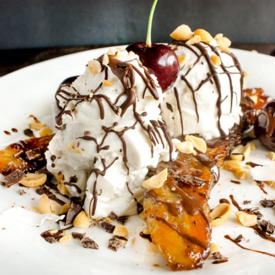 Caramelized Banana Split