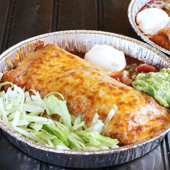 Enchilada Style Burritos