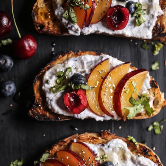 Cherry Plum Toast