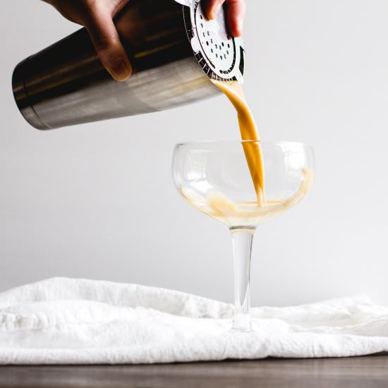 Cold Brew + Brandy Cocktail