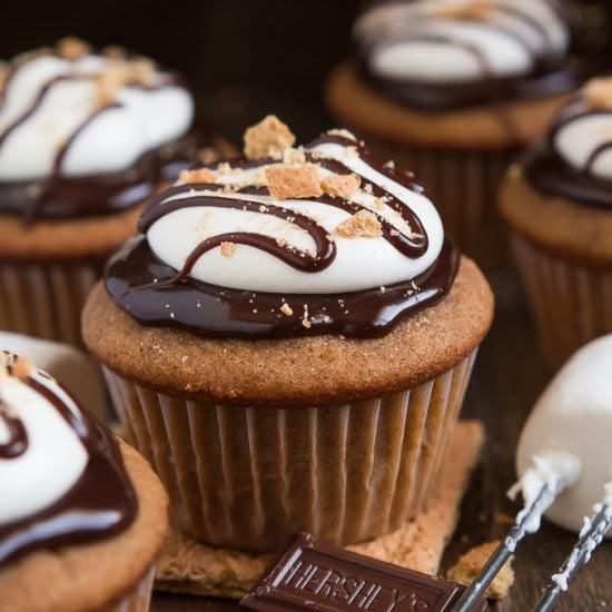 S’mores Cupcakes