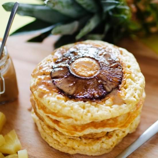 Pineapple Upside Down Pancakes