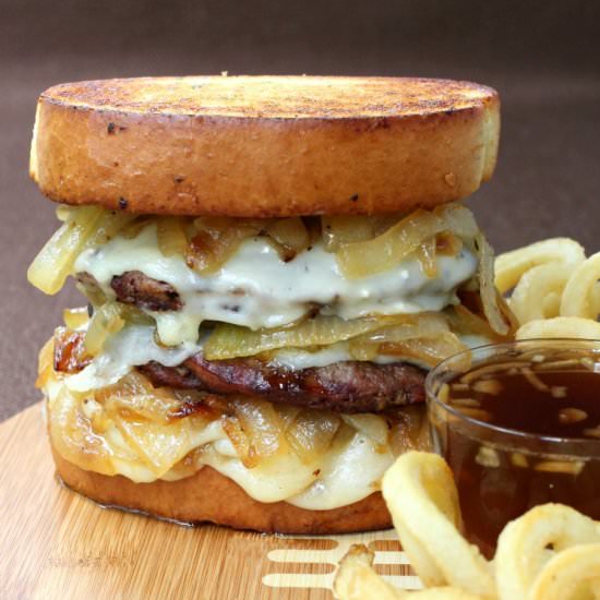 French Onion Field Goal Burger