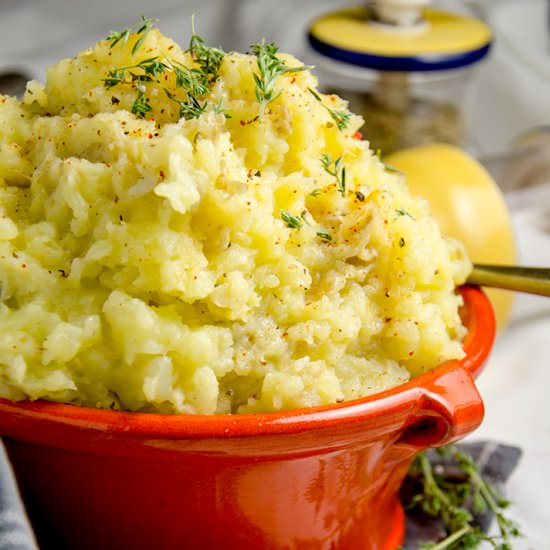 Sinful Smashed Potatoes
