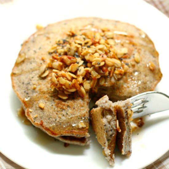 Apple Poppy Seed Pancakes