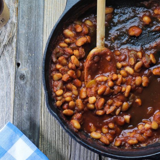 Easy Skillet BBQ Baked Beans