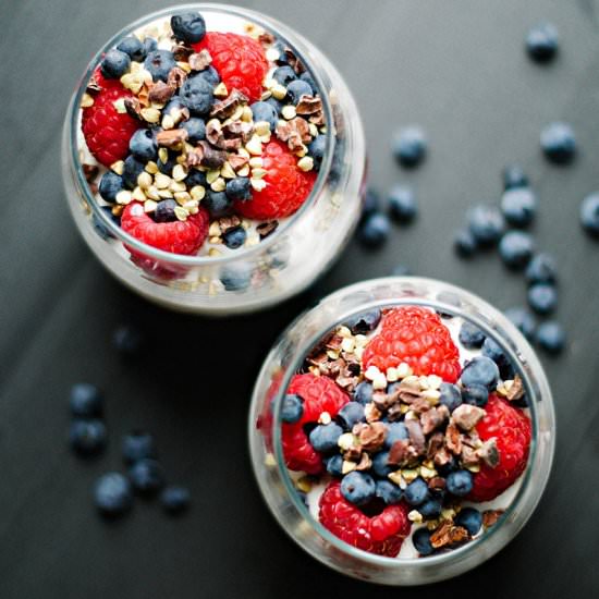 Vegan Coconut Cream Berry Parfaits