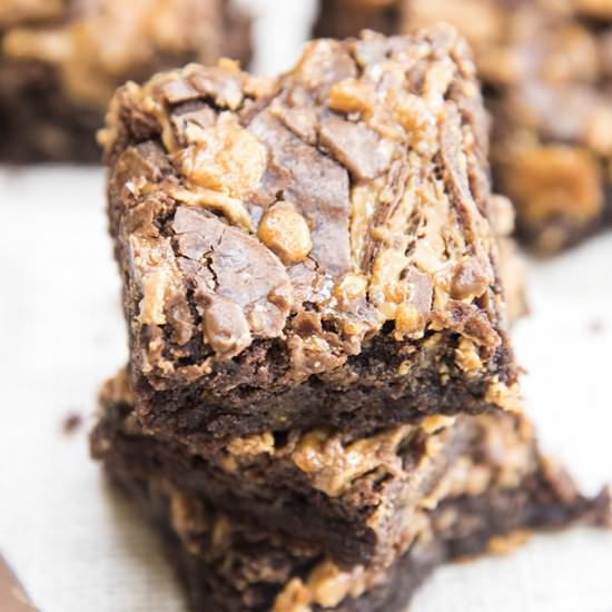 Butterfinger Brownies