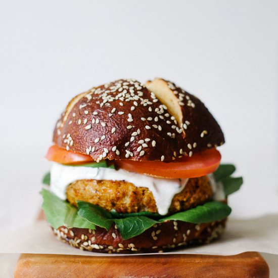 Cajun Chickpea Burger