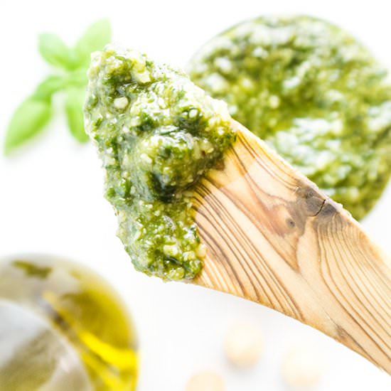 Macadamia Nut Basil Pesto