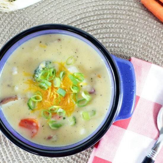 Light & Creamy Potato Soup