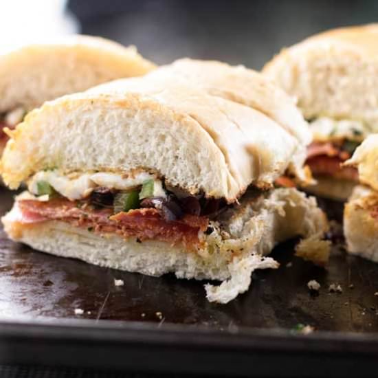 Loaded Pizza Sandwiches