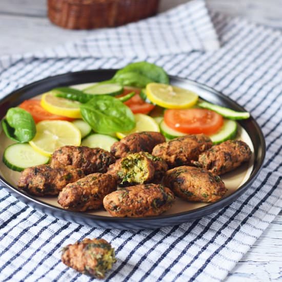 Spinach Kofta Kebabs