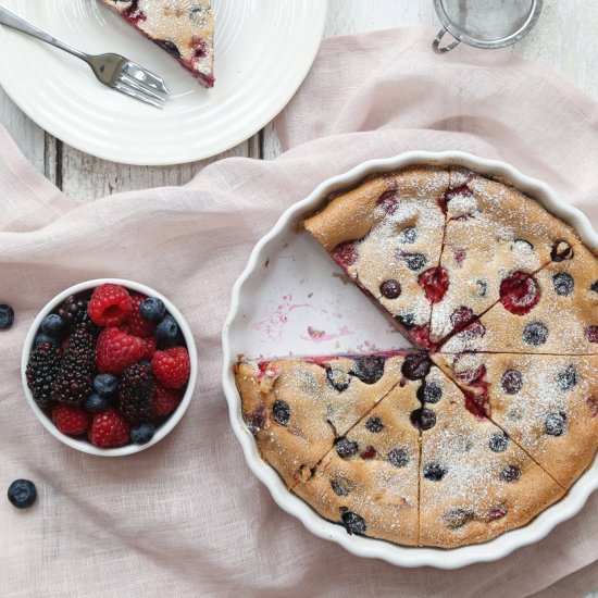 Triple Berry Clafoutis