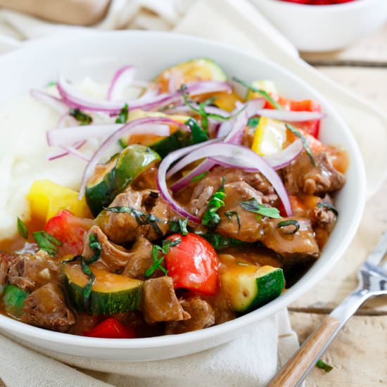 Slow Cooker Summer Beef Stew