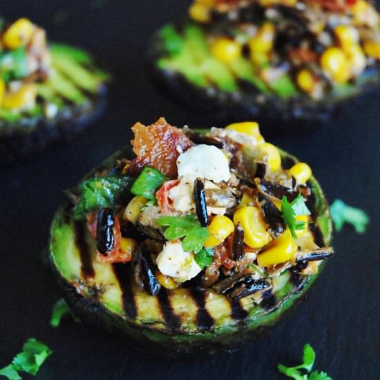 Street Corn Grilled Avocado Cups