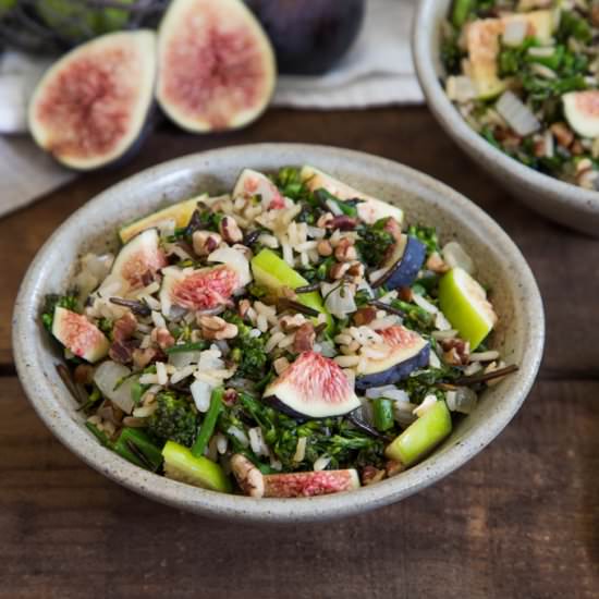 Broccoli Rabe with Brown Rice