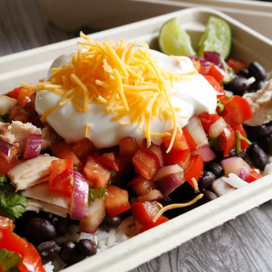 Chicken Burrito Bowls