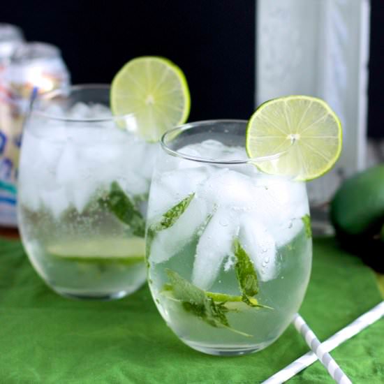 Lemongrass and Thai Basil Mojito