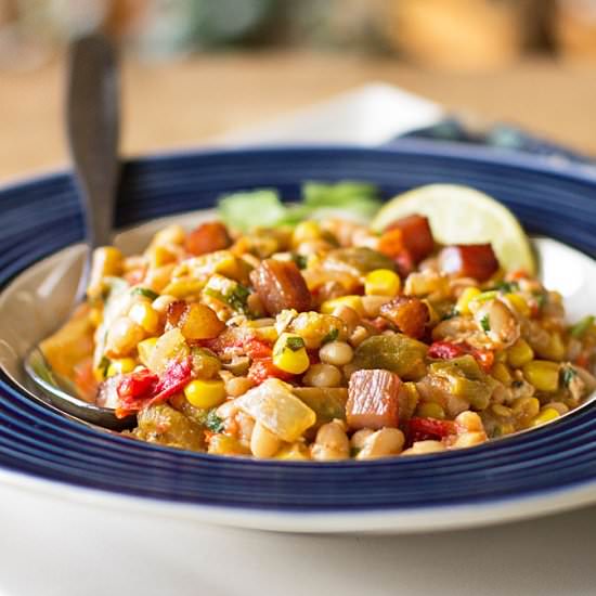Navy Beans with Hatch Green Chile