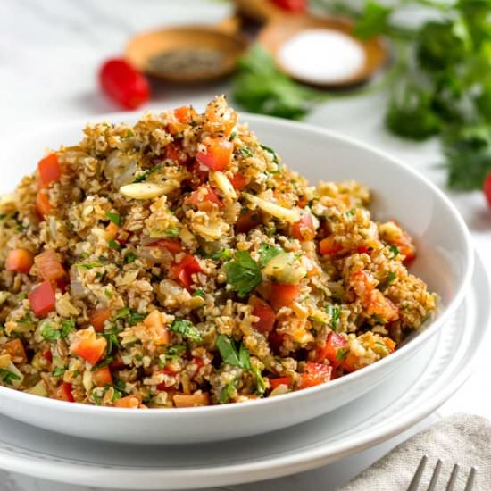 Orange Bulgur Wheat Salad