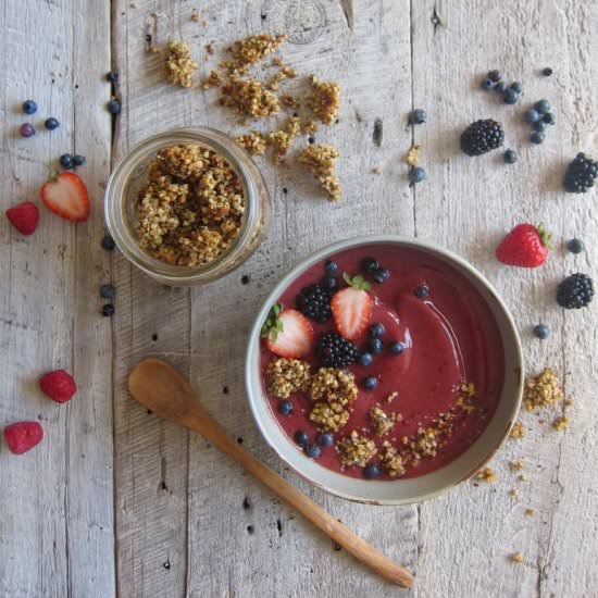Crunchy Vegan Buckwheat Clusters