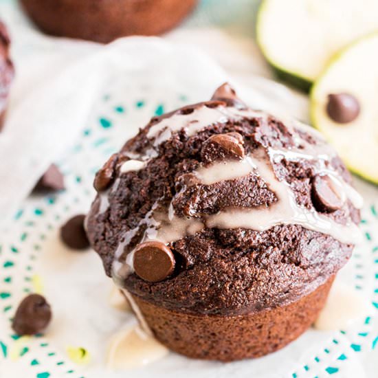 Zucchini Chocolate Muffins
