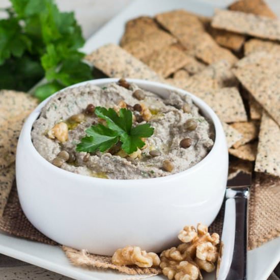 Easy Walnut & Lentil Dip