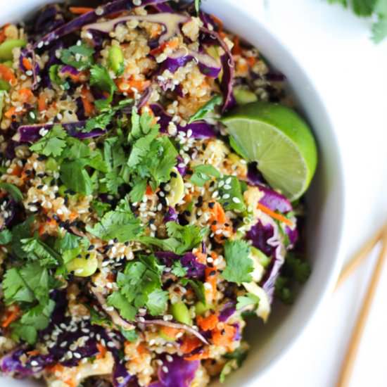Asian Quinoa Miso Salad
