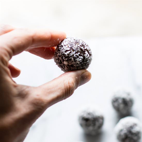 Coconut Apricot Fig Bites