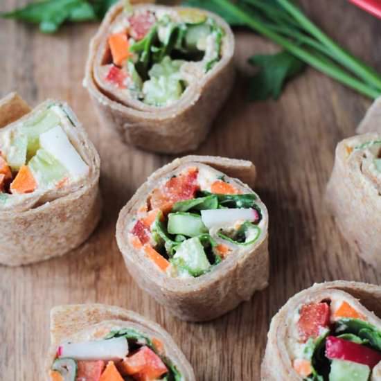Veggie Tortilla Rollups