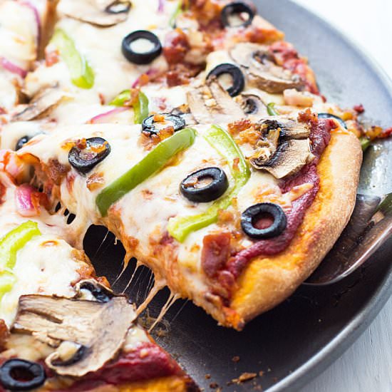 homemade pizza crust