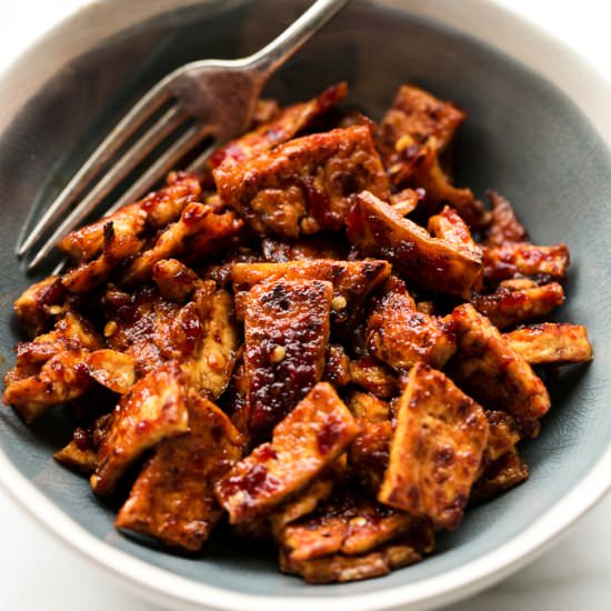 Spicy Chile-Garlic Tofu