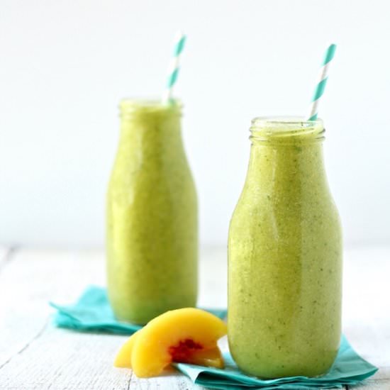 Green Mango Peach Smoothie Recipe