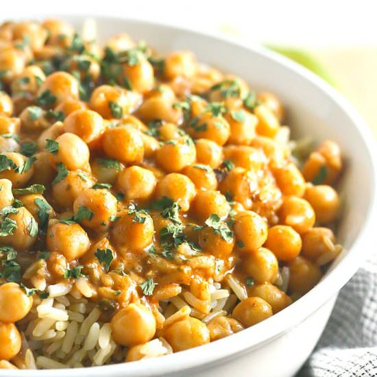Chickpea Tikki Masala