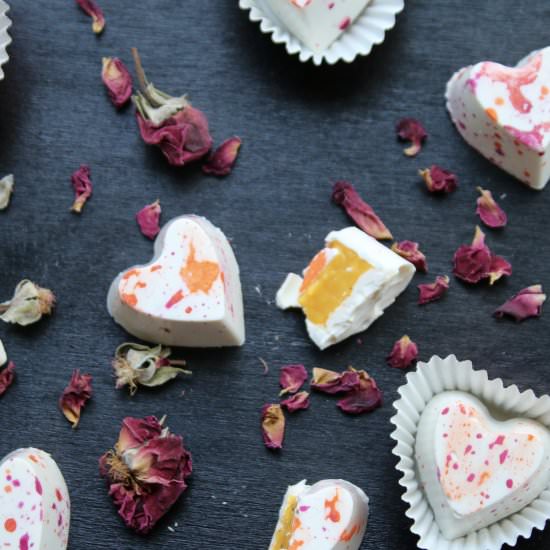 Kesar Mango and Rose Truffles