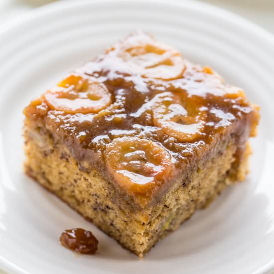 Upside-Down Banana Bread Cake