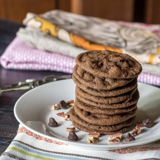 Double Chocolate Chip Cookies