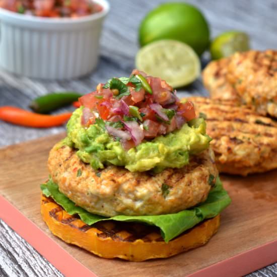 Mexican Chicken Burger