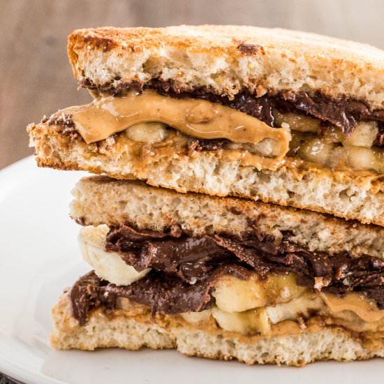 Chocolate Peanut Butter Sandwich