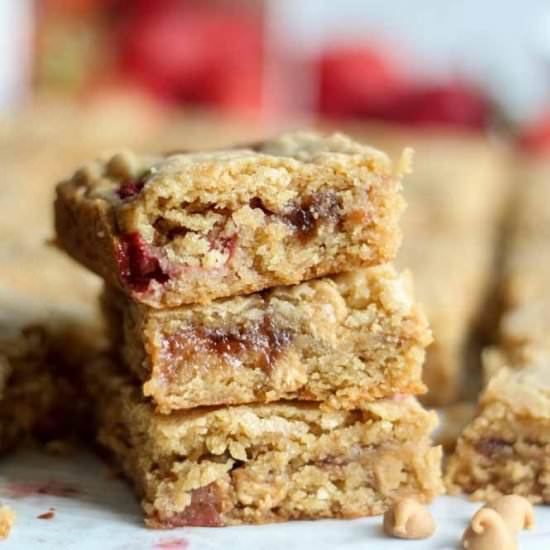 PB&J Blondies
