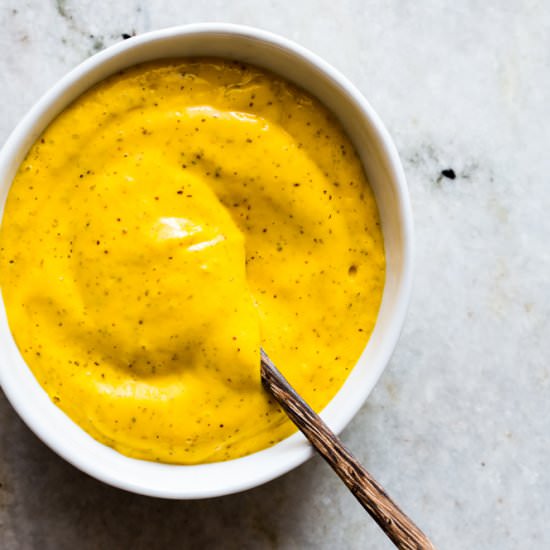 Blender Mango Mustard Dipping Sauce