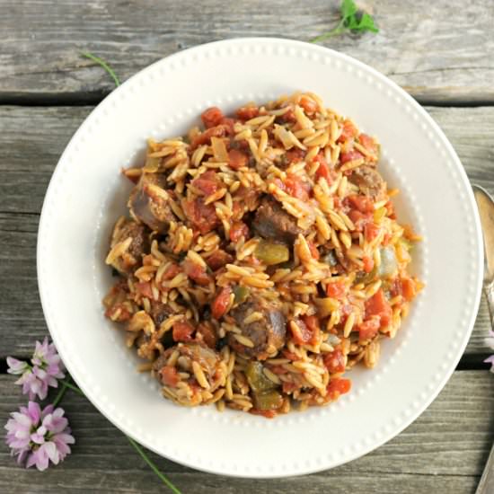 Italian Sausage and Orzo