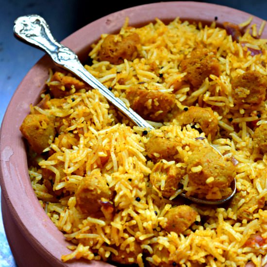 Tomato Soy Pilaf Rice