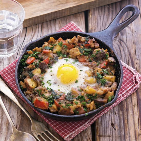Farmers Market Hash with Eggs