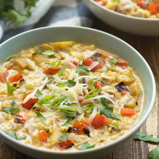 Southwestern Potato and Corn Chowder