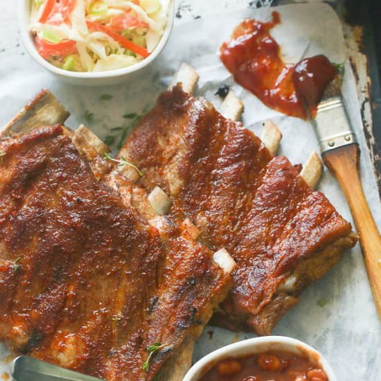 Caribbean Jerk  Barbecue Ribs