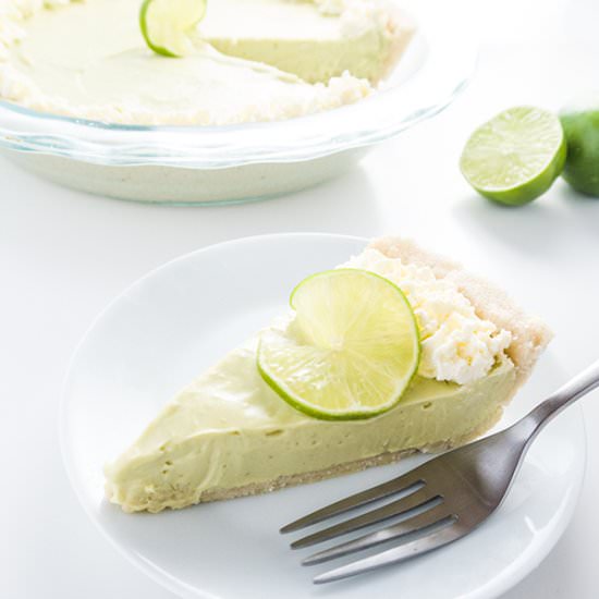 Low Carb No-bake Key Lime Pie