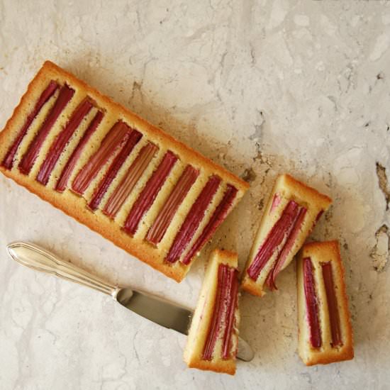 Orange Rhubarb Giant Financier