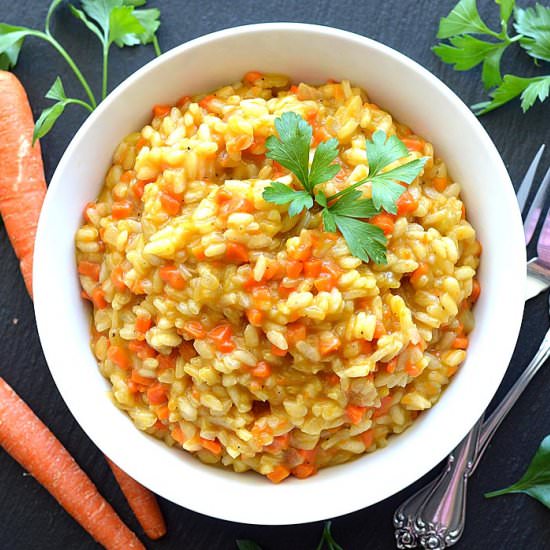 Caramelized Carrot Risotto